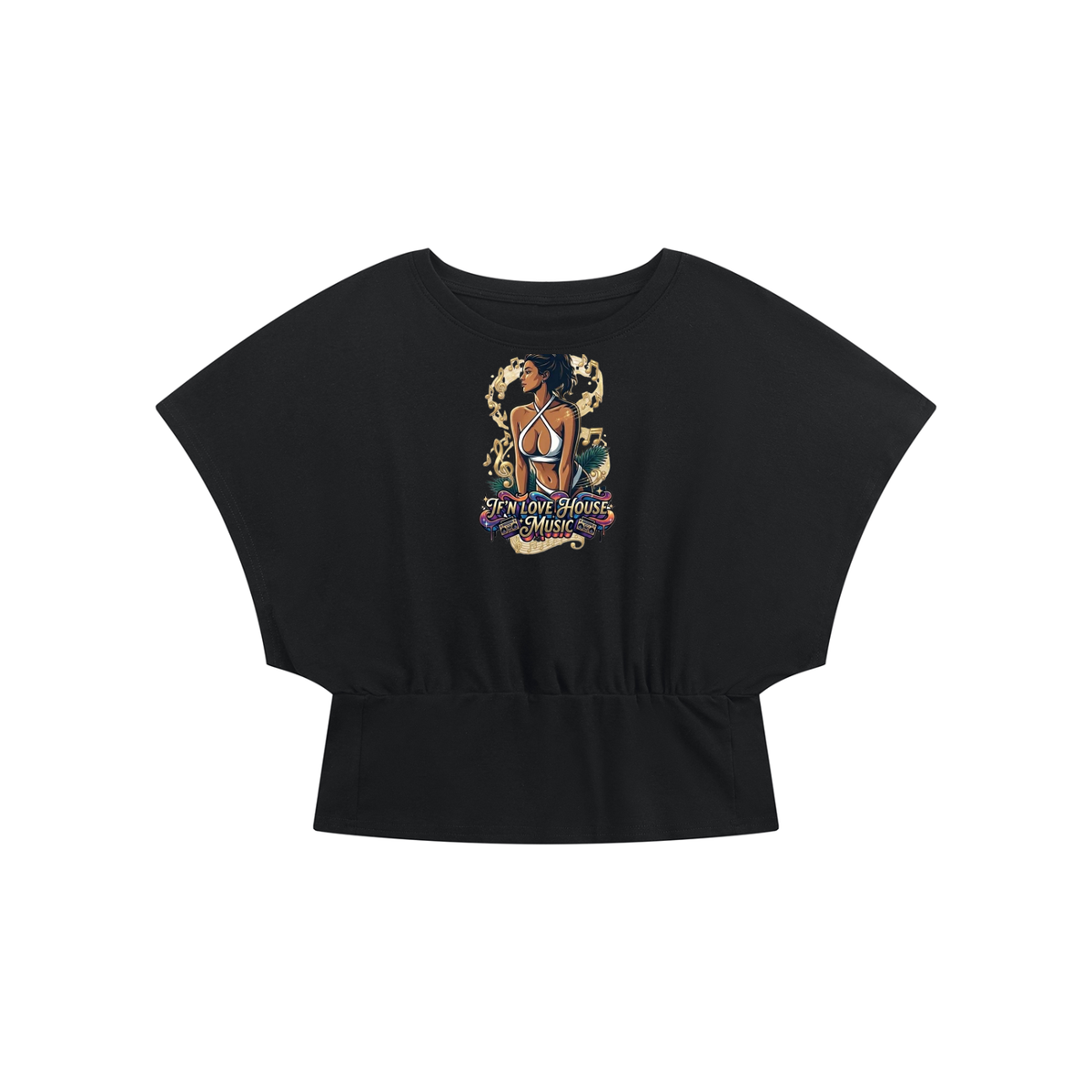 Women’s Crop Dolman T-Shirt
